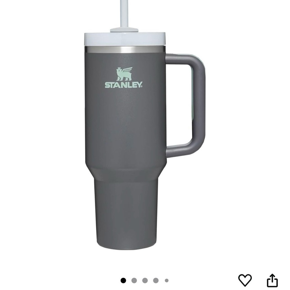 Stanley White Insulated Tumbler 40oz with Handle